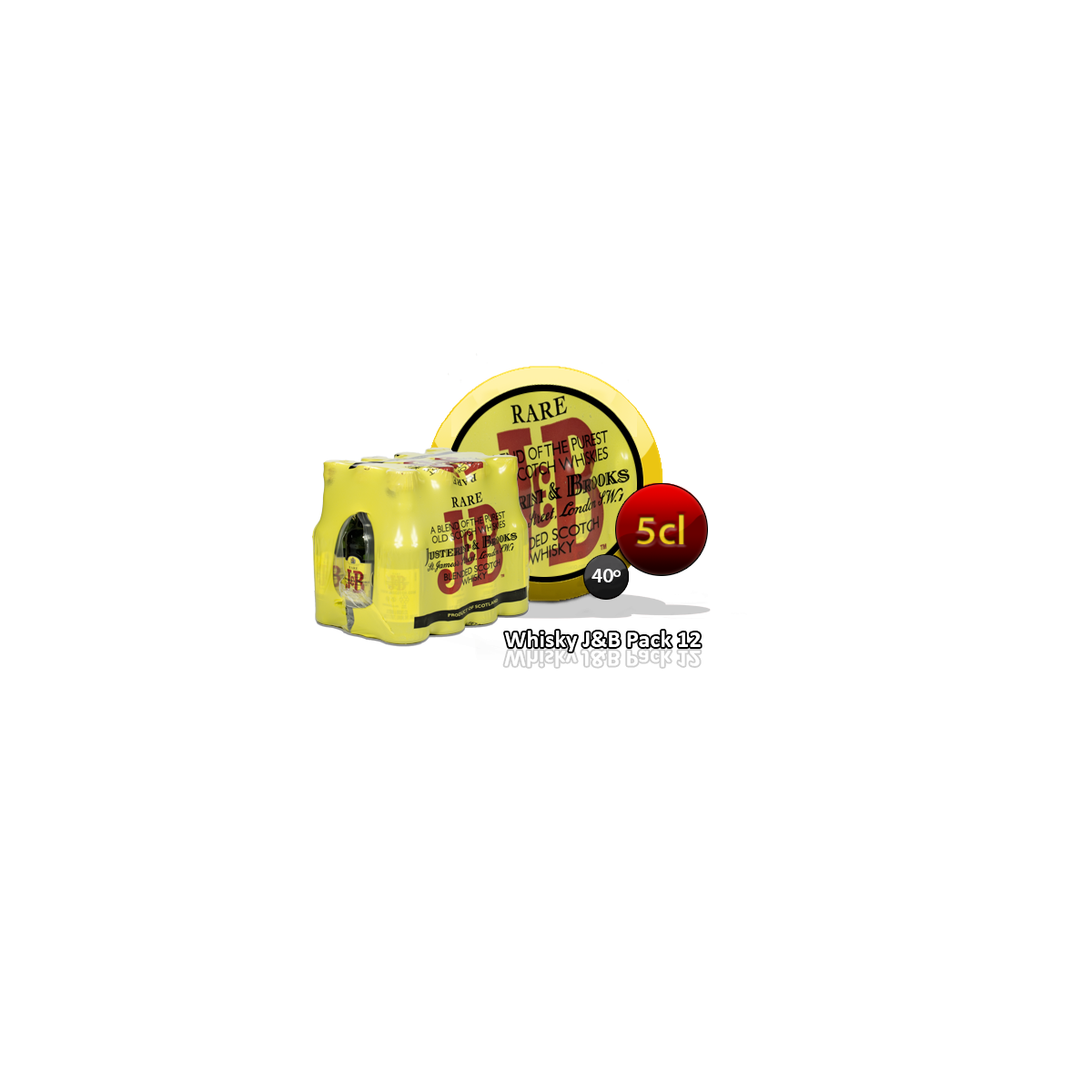 J&B PACK 12 UNIDADES