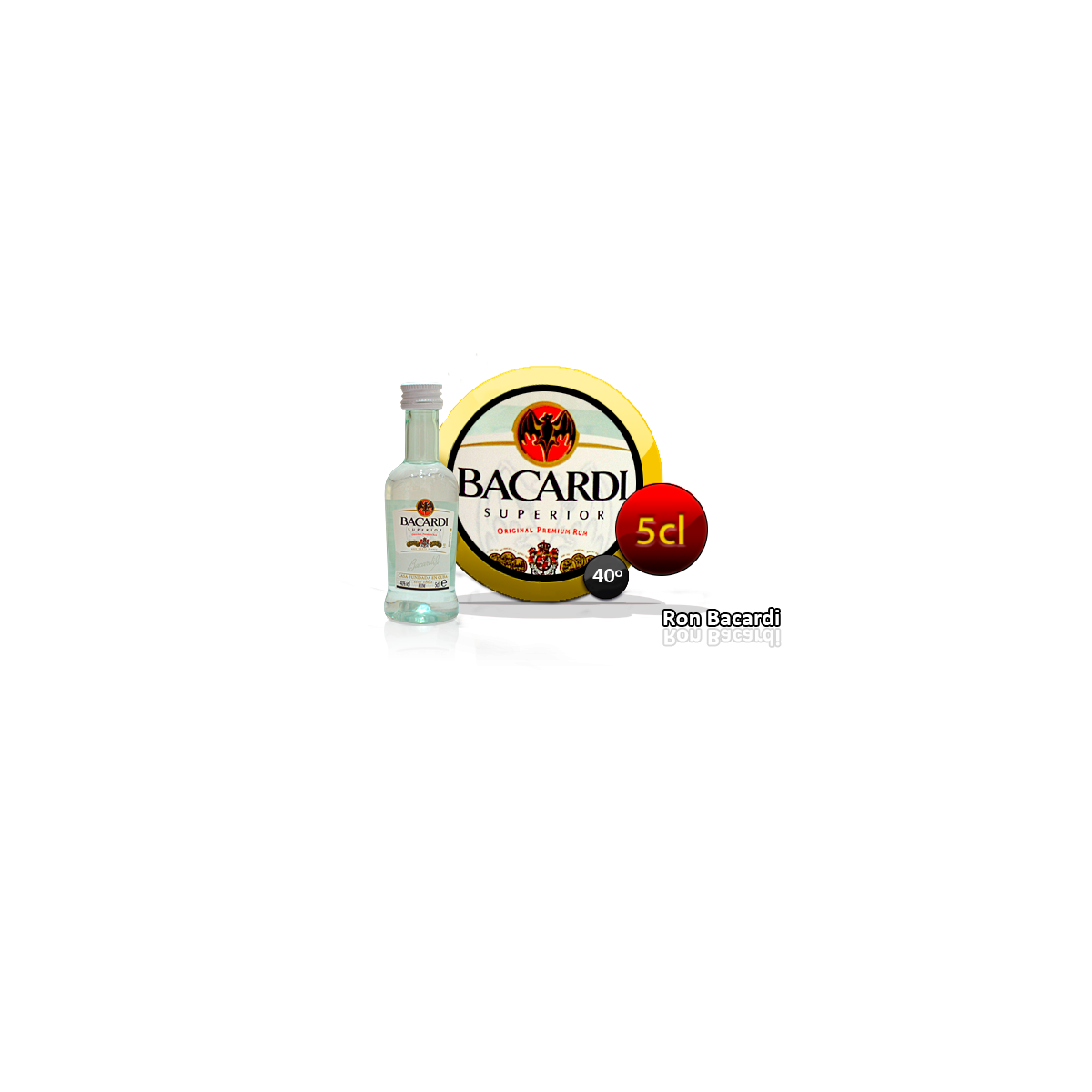 RON BACARDI PACK 10 UNIDADS