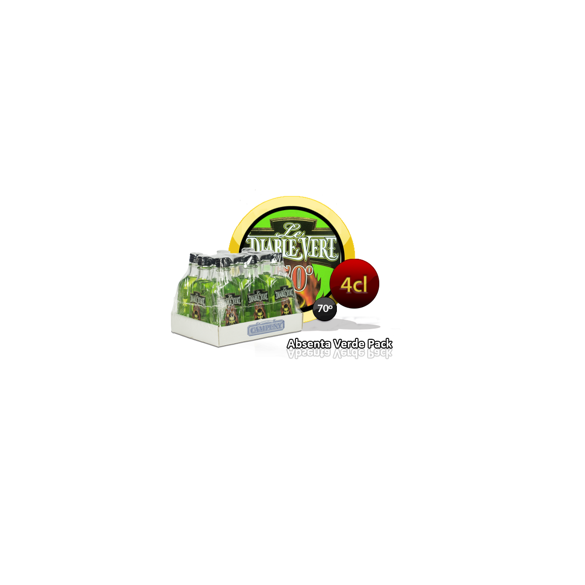 ABSENTA DIABLO VERDE PACK 12 UNIDADES