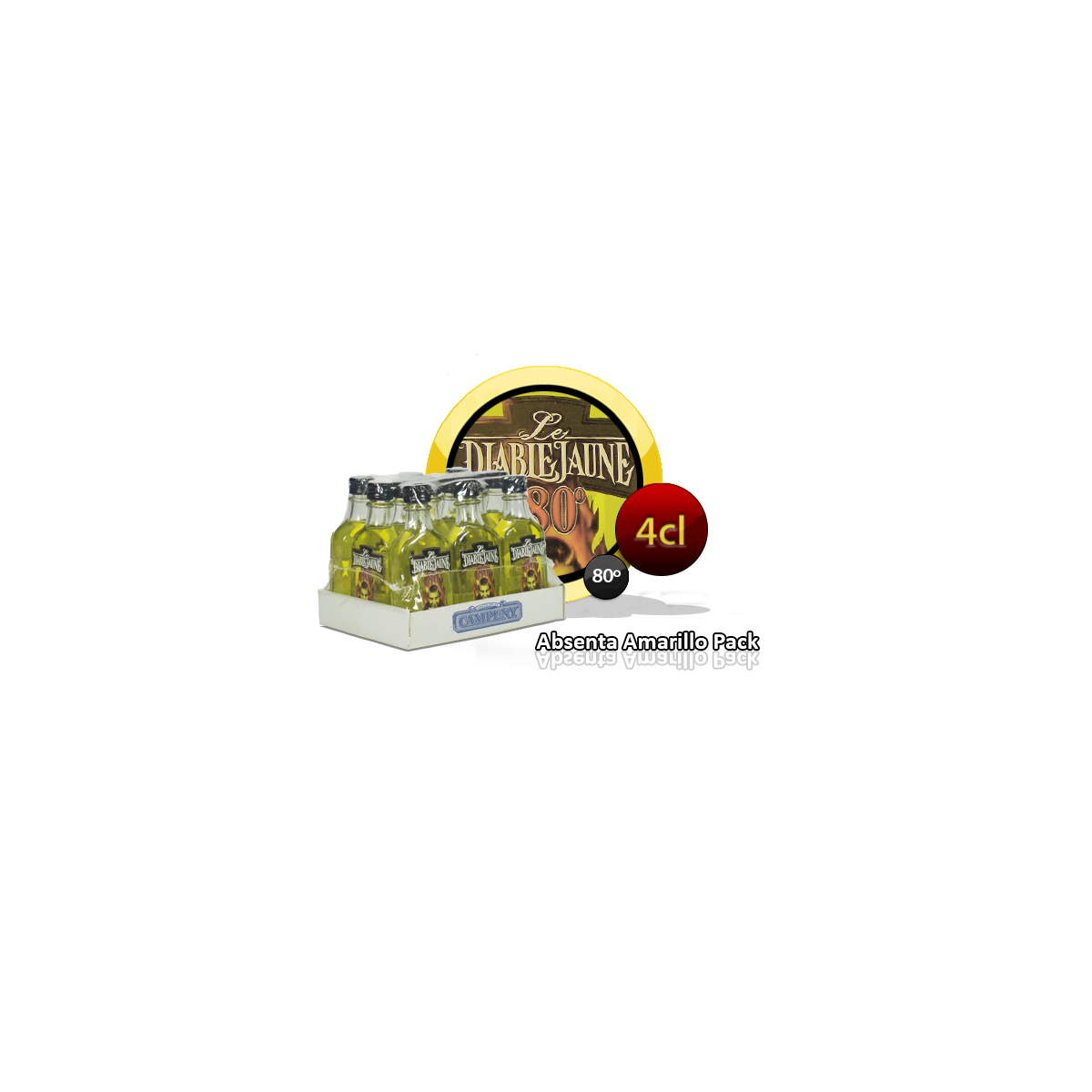 ABSENTA DIABLO AMARILLO PACK 12 UNIDADES