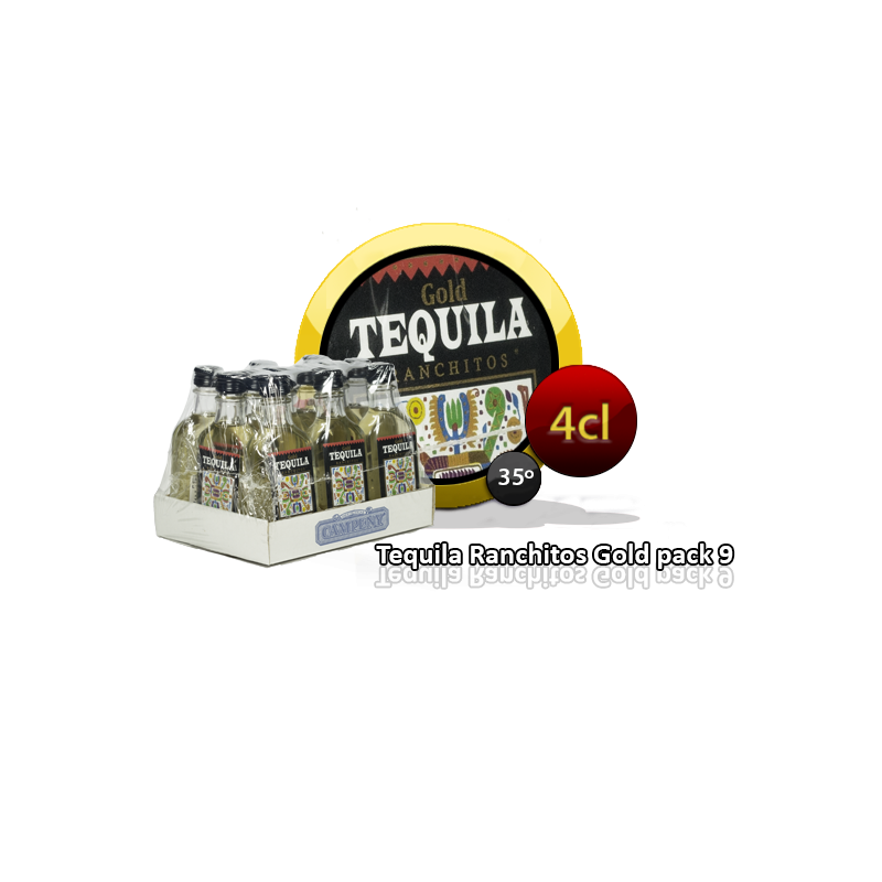 TEQUILA RANCHITOS GOLD PACK 12 UNIDADES