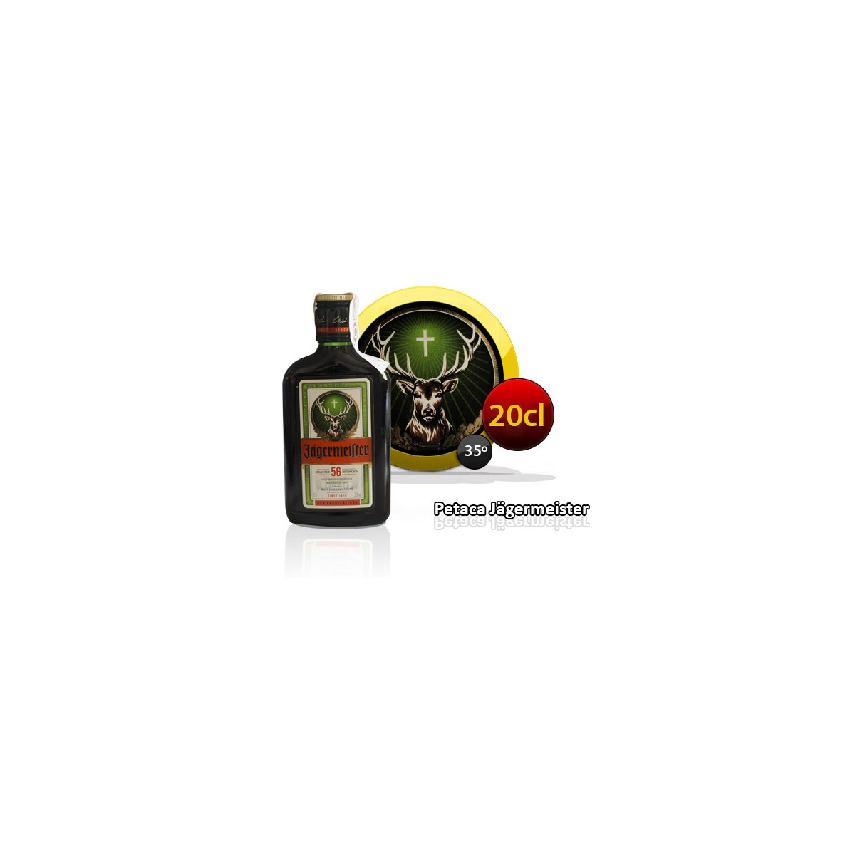 JÄGUERMEISTER PETACA 20 cl