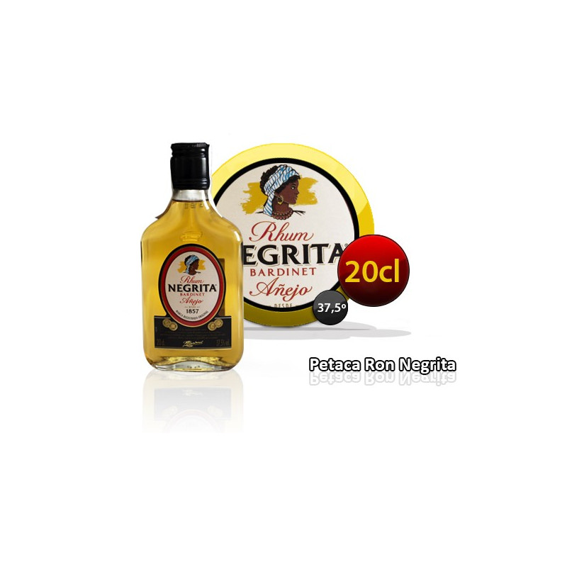 PETACA RON NEGRITA 20CL