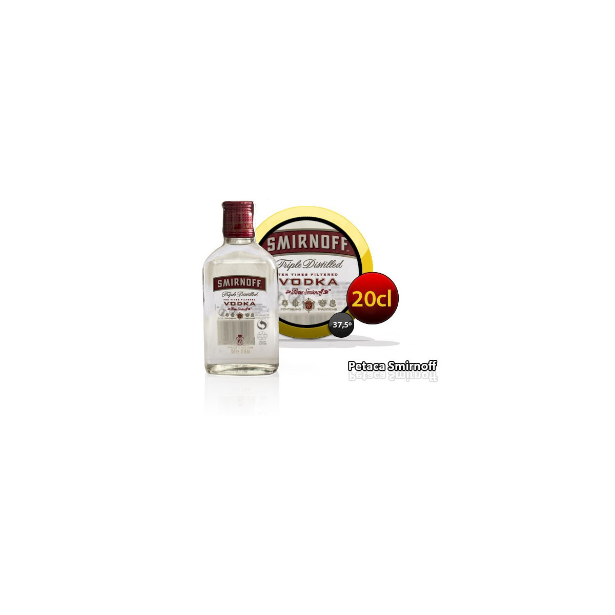 PETACA SMIRNOFF 20cl
