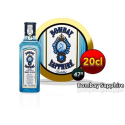 PETACA GIN BOMBAY SAPPHIRE 20CL
