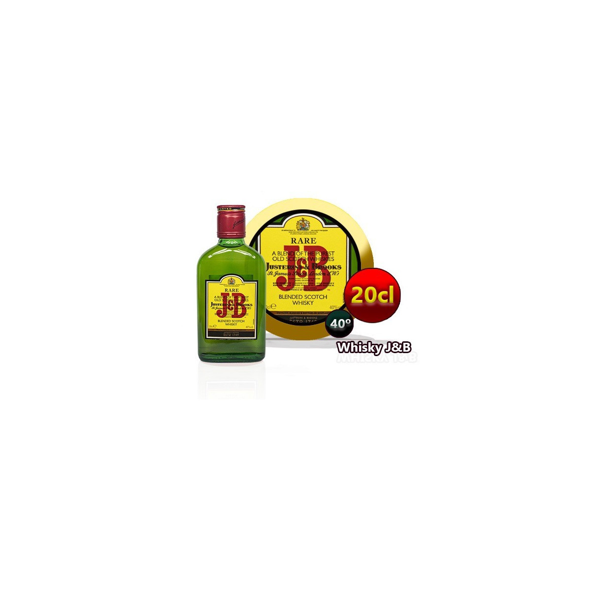 PETACA J&B 20CL CRISTAL