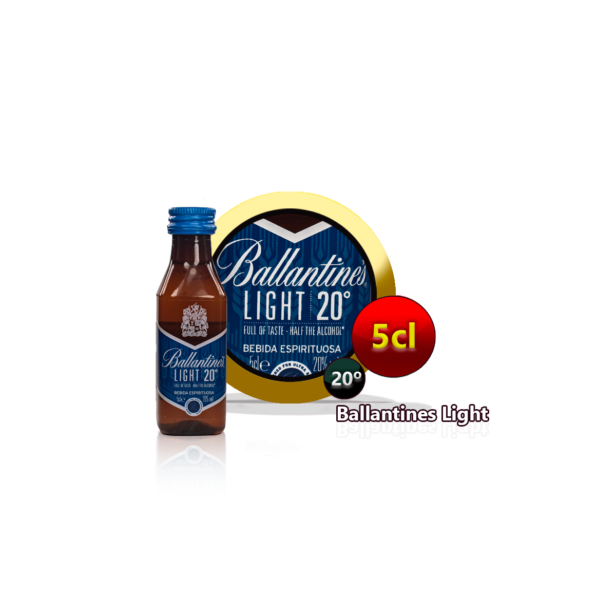 BALLANTINE´S LIGHT 2O GRADOS PACK 12 UNIDADES