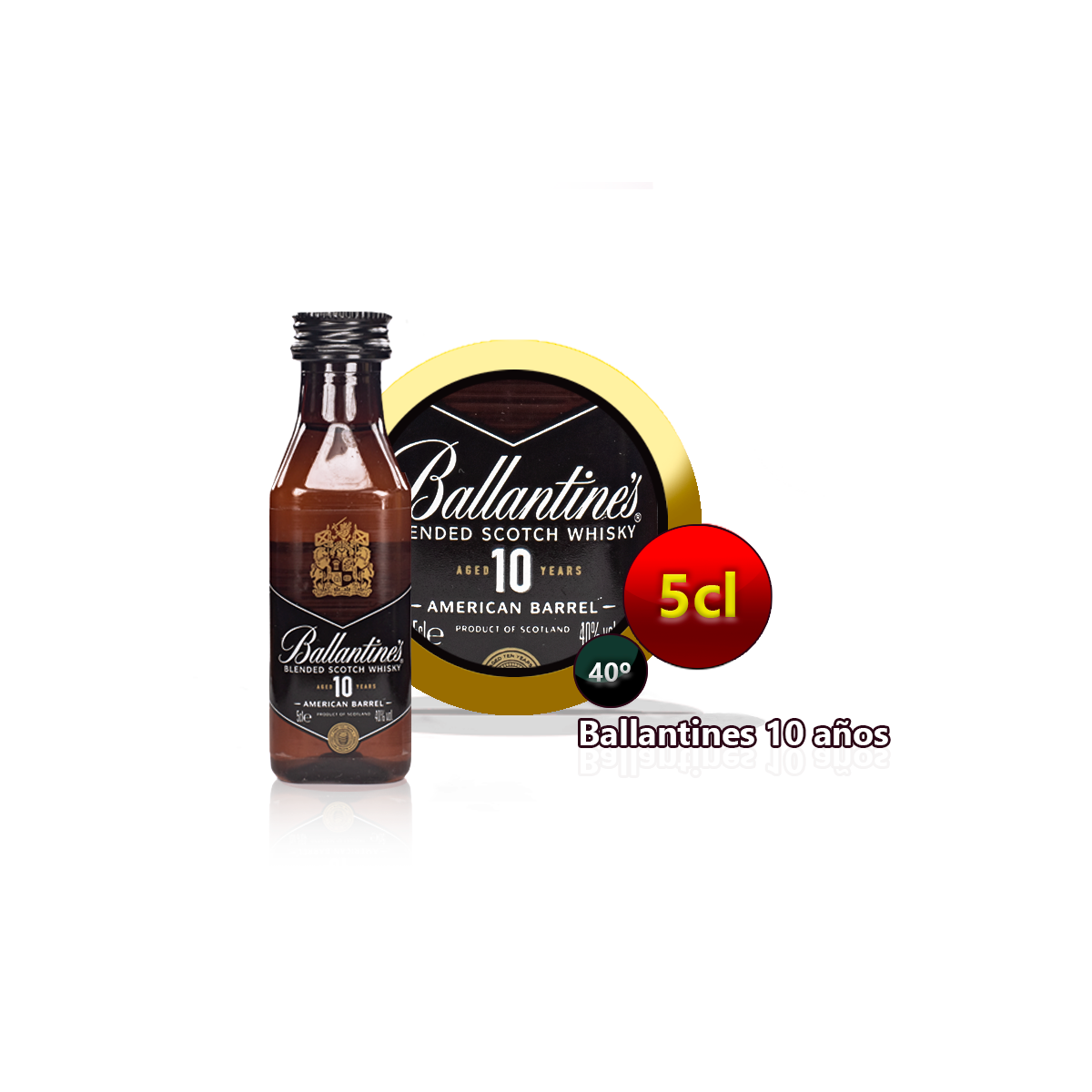 BALLANTINE´S 10 AÑOS PACK 12 UNIDADES