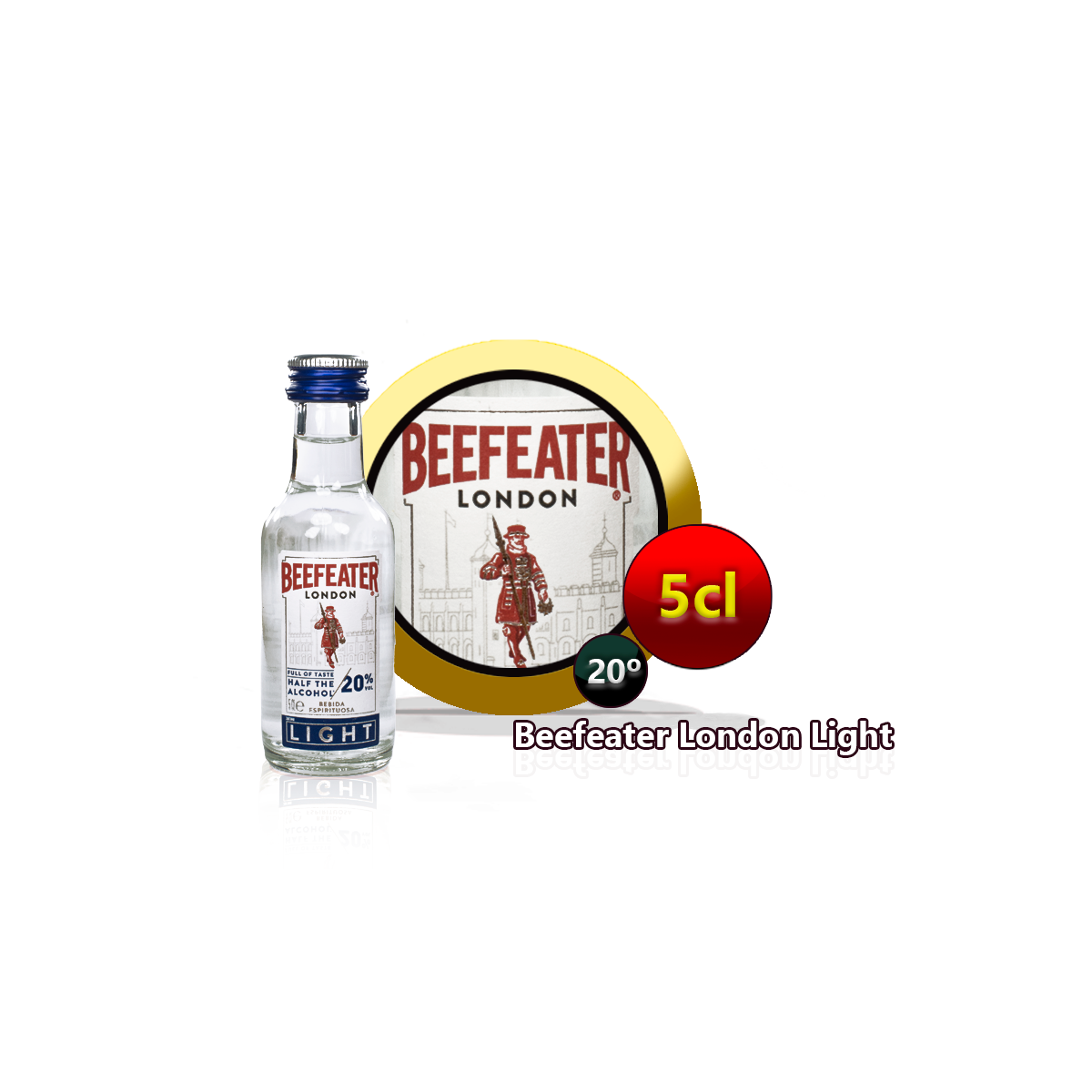 BEEFEATER LIGHT 20 GRADOS PACK 12 UNIDADES