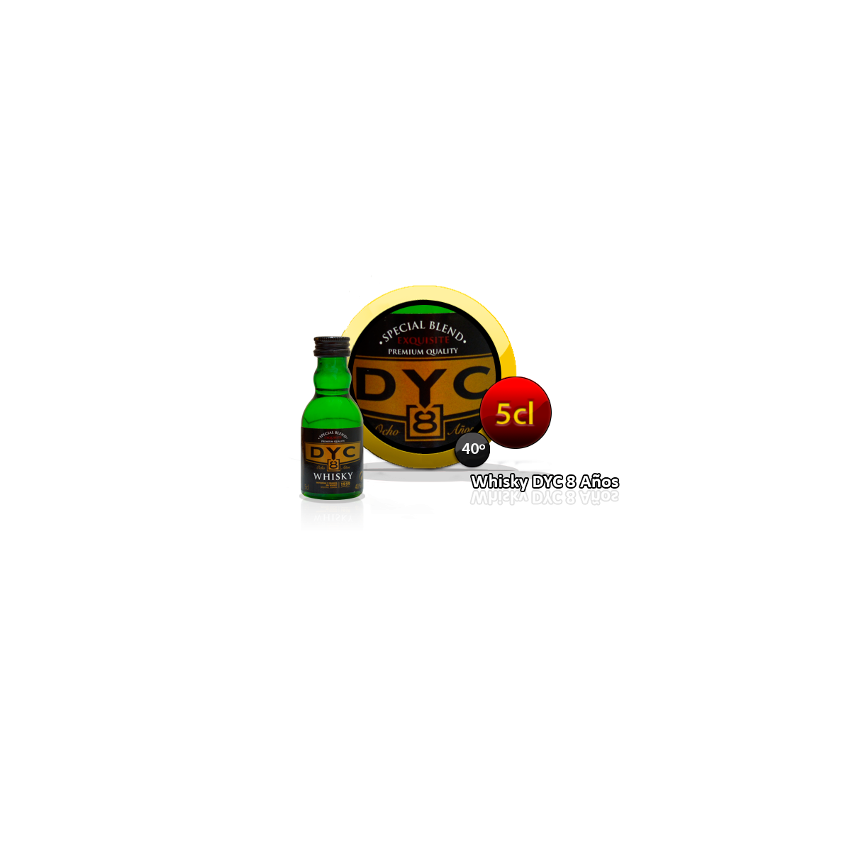 dyc 8 años minibotellitas de reservas para coleccionistas