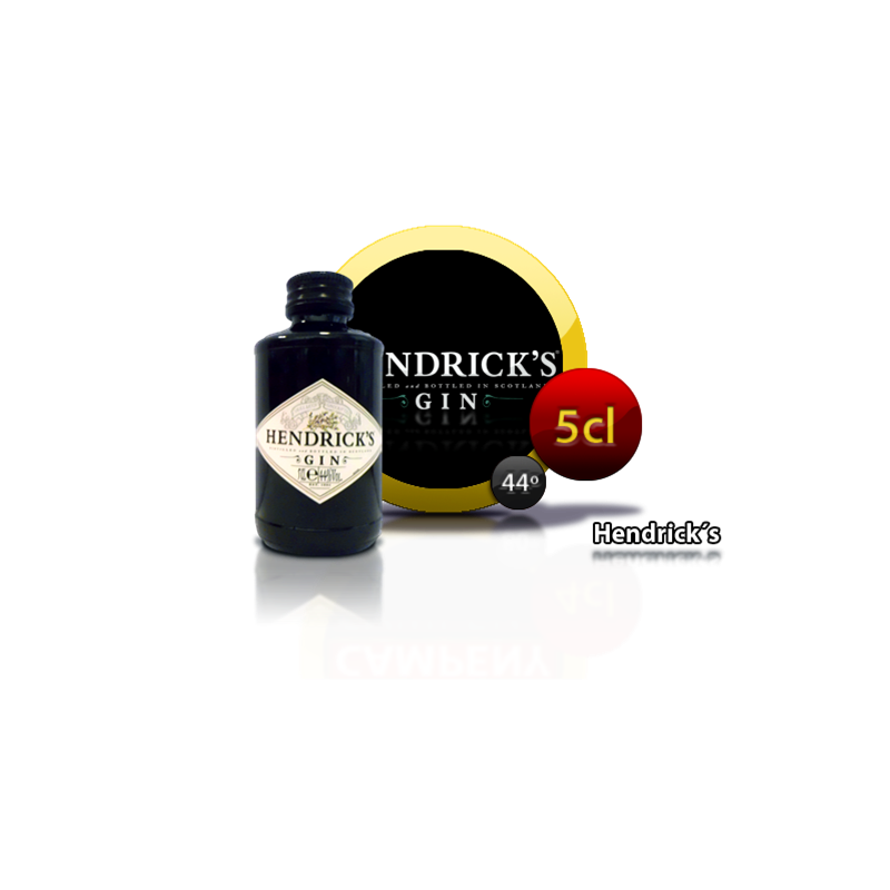 gin hendrick´s bebidas con alcohol de 4 cl 5 cl