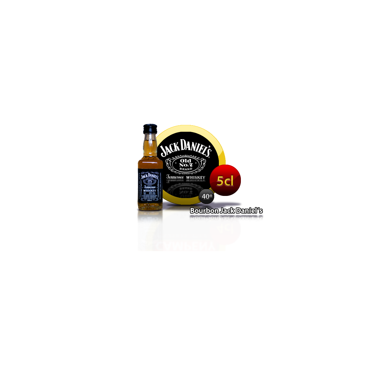 JACK DANIEL\'S PLASTICO PACK 10 UNIDADES